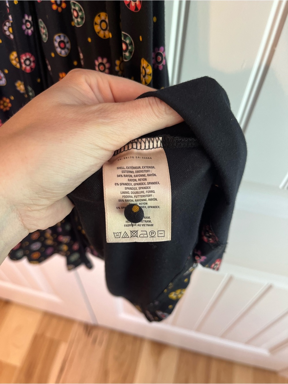 Anthropologie Maeve Archival Floral Dress Size Medium Swing Twee Work Office - Picture 8 of 9